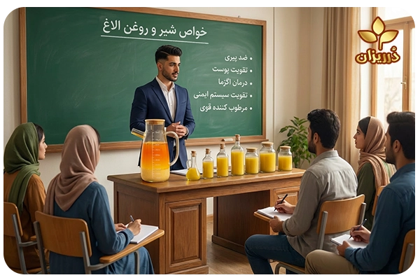 مزایای خرید عمده روغن الاغ از بازرگانی دُرریزان
