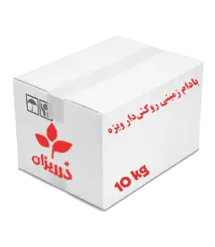  عکس تصویری از بادام زمینی روکش دار طعم ویژه کارتن 10 کیلویی 