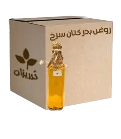  عکس تصویری از روغن بذر کتان سرخ 1 لیتری کارتن 12 عددی