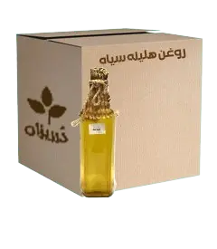  عکس تصویری از روغن هلیله سیاه 1لیتری کارتن 12 عددی 