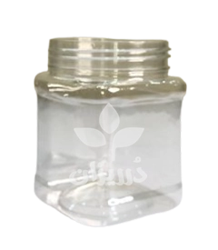  عکس تصویری از جار 400 گرمی مربعی بدون درب بسته 240 عددی