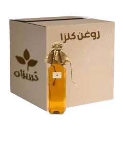  عکس تصویری از روغن کلزا نیم لیتری کارتن 20 عددی 