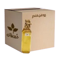  عکس تصویری از روغن کندر 1لیتری کارتن 12 عددی 