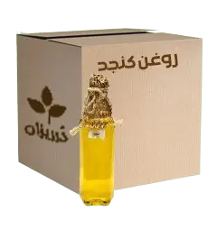  عکس تصویری از روغن کنجد نیم لیتری کارتن 20 عددی 