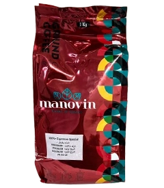 عکس تصویری از پودر قهوه آسیابی اسپرسو ویژه 100% روبوستا بسته 1 کیلویی