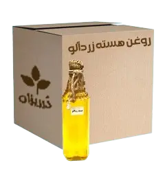  عکس تصویری از روغن هسته زرد آلو 1 لیتری کارتن 12 عددی