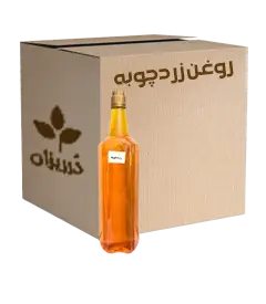  عکس تصویری از روغن زردچوبه 1 لیتری کارتن 12 عددی