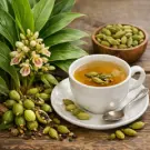 عکس تصویری از مقدار مجاز مصرف هل در روز | فواید، عوارض و نکات مهم