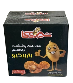 عکس کوچک بادام زمینی روکش دار باربیکیو کارتن 10 کیلویی